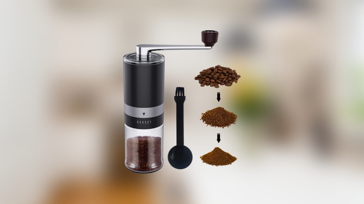 encore coffee grinder setting for french press
