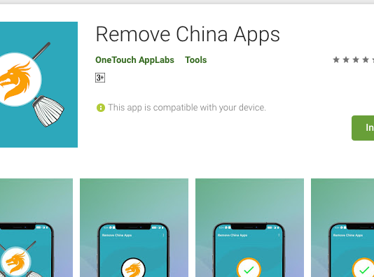 Indian Engineer made “Remove China Apps” to help users remove apps Made In China.