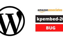 Amazon Affiliate Websites on WordPress are affected by “kpembed-20” bug (Proofs Included)
