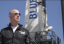 The world’s wealthiest man, Jeff Bezos, makes his first expedition into space