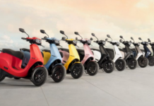 Ola Electric Scooter will be available in ten different colors