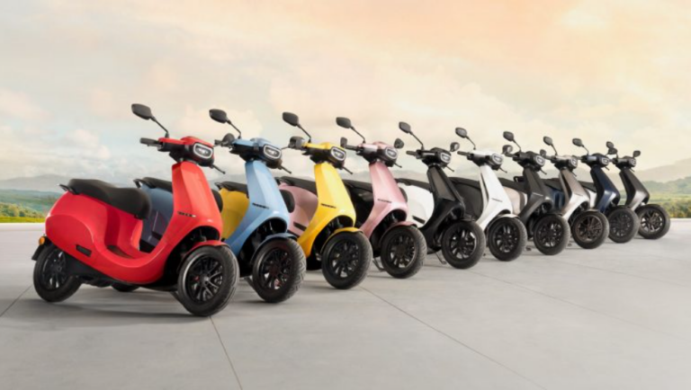 Ola Electric Scooter will be available in ten different colors