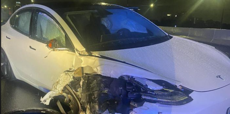 In Florida, a Tesla on autopilot collides with a parked police vehicle