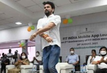 Anurag Thakur, the Sports Minister, released “Fit India app” to commemorate Fit India Initiative’s second anniversary