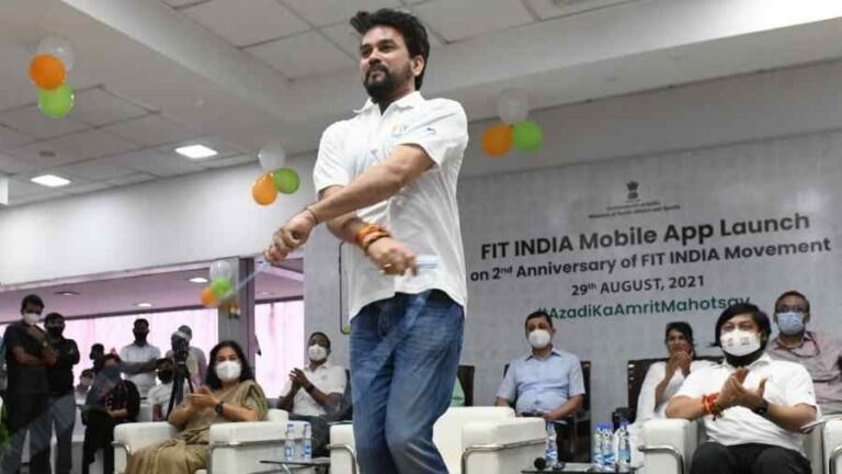 Anurag Thakur, the Sports Minister, released “Fit India app” to commemorate Fit India Initiative’s second anniversary