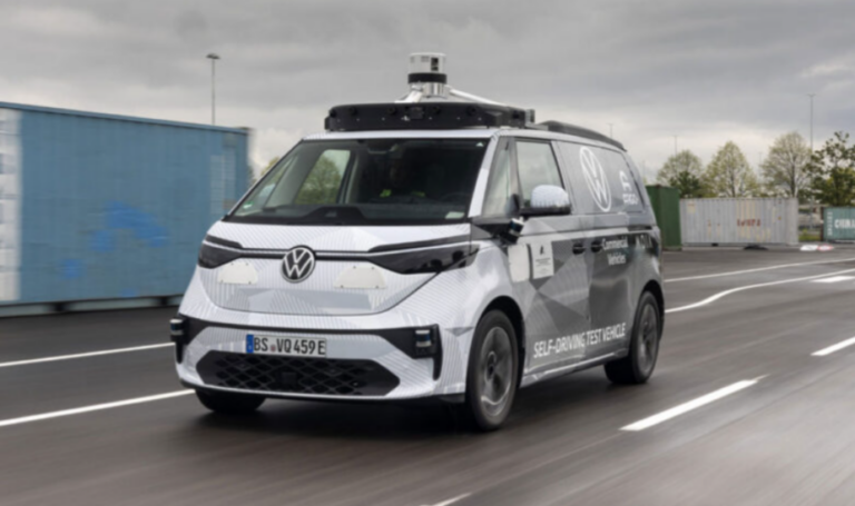 Volkswagen’s vintage ID gets a high-tech makeover thanks to Argo AI. Van with a buzz