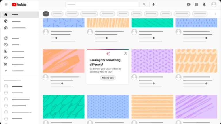 YouTube introduces a customized ‘New to you’ feed to assist viewers in discovering new content
