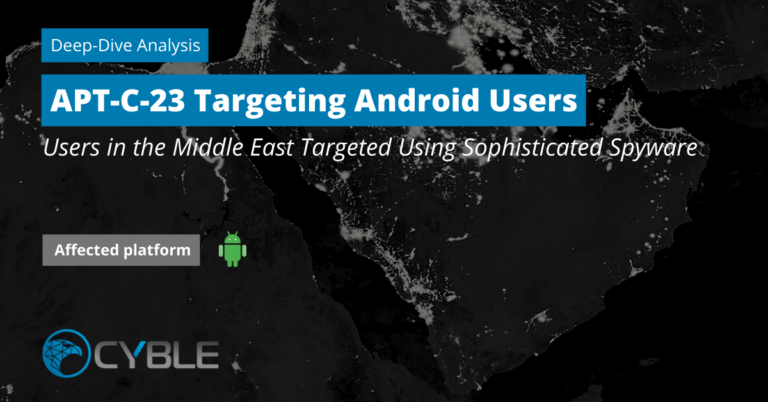 APT C-23 Is Using Spyware to Target Android Users in the Middle East
