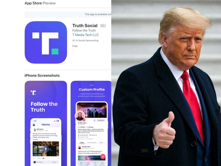 Trump’s new online media application dispatches on iOS