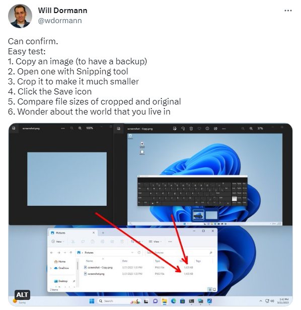 Don't use Windows 11 Snipping Tool or Google Pixel's Markup Tool to share sensitive content! (Vulnerability Found)￼ 3