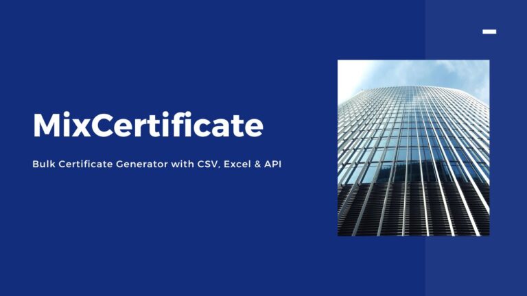 MixCertificate: A Bulk Certificate Generator with Complete Certificate ecosystem and LinkedIn Integration